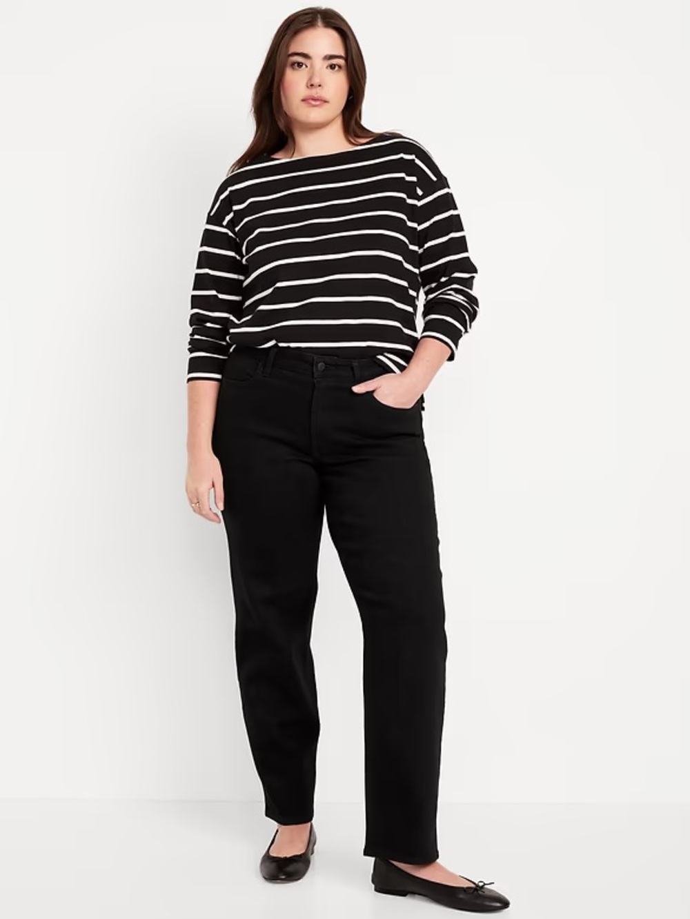 Old Navy High Rise WOW Loose Black Women's Jeans
